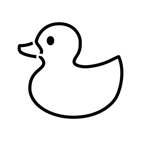 Free Printable Rubber Duck Template
